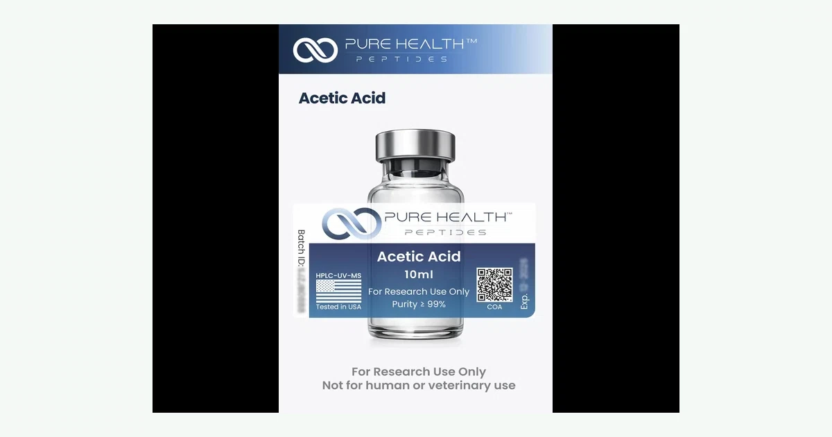 Acetic Acid research vials product