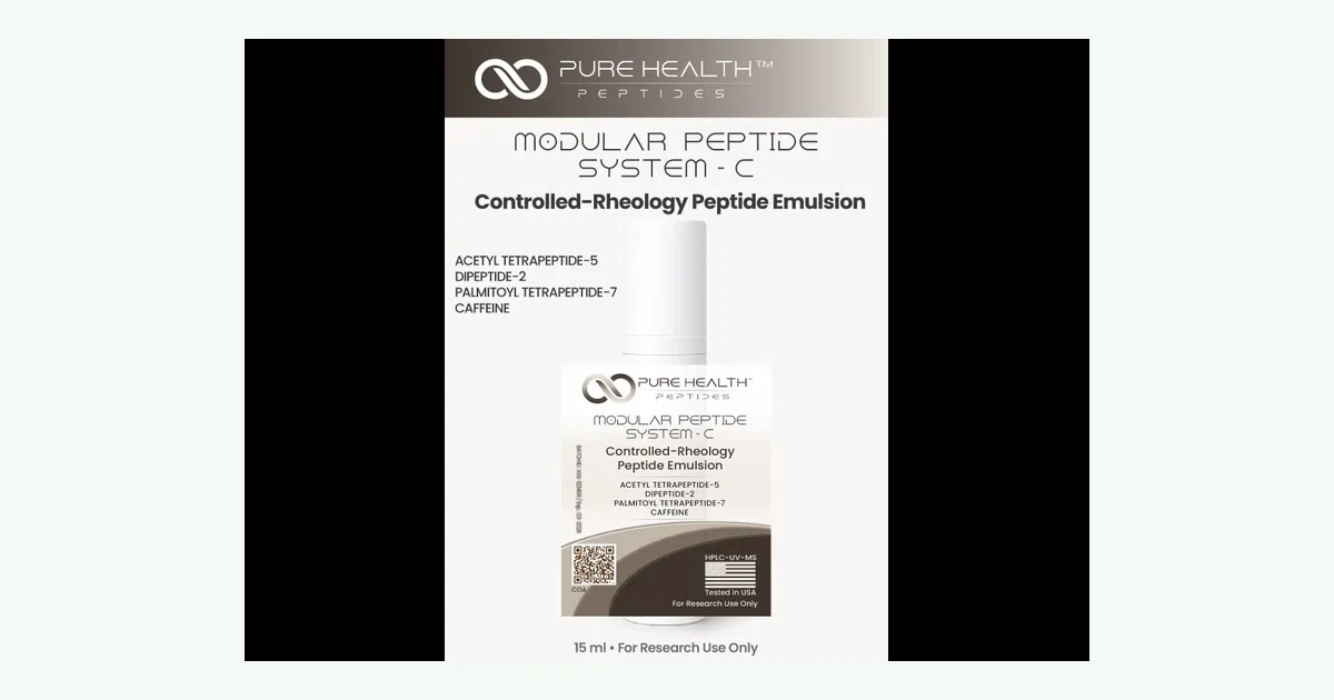 Modular Peptide System C – Controlled-Rheology Peptide Emulsion research topicals product
